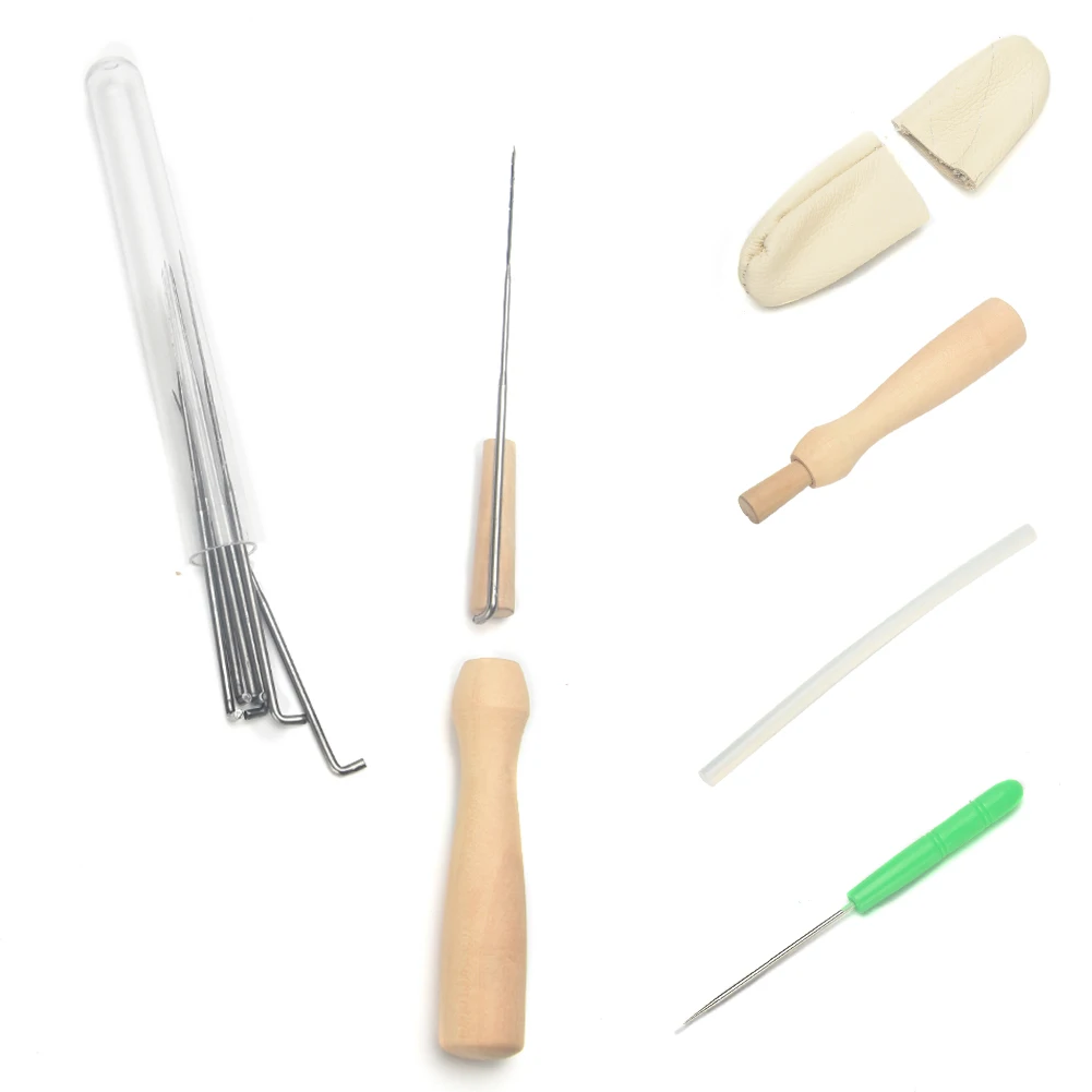 1 Набор деревянная ручка сделай сам иголка для рукоделия инструменты валяния