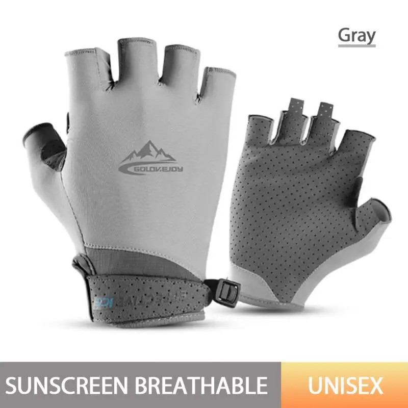 1Pair Half Finger Cycling Bike Gloves Anti-Slip Bicycle Riding for Men and Women Outdoor Sports Accessorie | Аксессуары для одежды