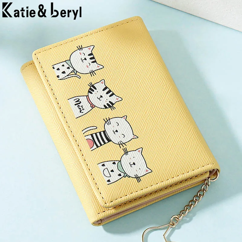 

New FashionFloral Pattern Designer Women Wallets Card Holder Brand Trifold design Wallet short Clutch Small Travel Purse Female