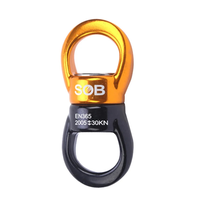 30KN Rotational Device Climbing Safety Swivel Rotator For Rock Outdoor rescue Aerial Work Rappelling Accessories | Спорт и