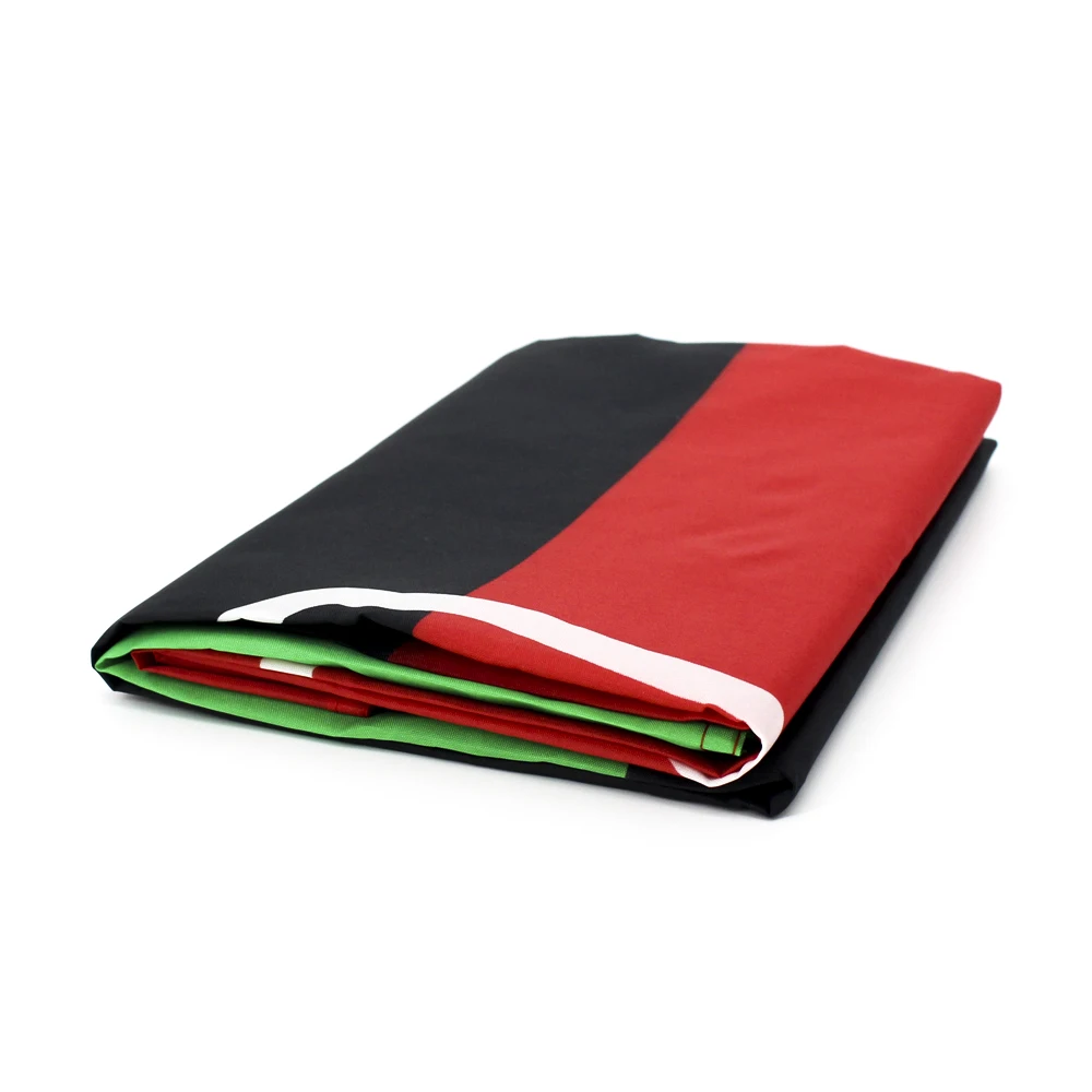 

90150cm/35ft Red Black Green American Afro African Outline Flag Polyester Home Outdoor Decoration Banner