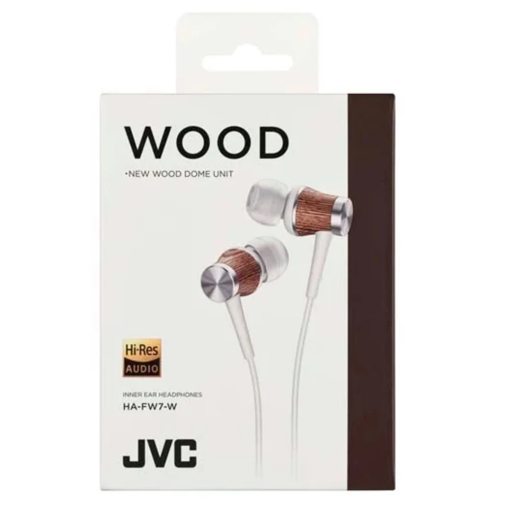 Наушники JVC HA-FW7-B-F проводные внутриканальные серия WOOD | Электроника