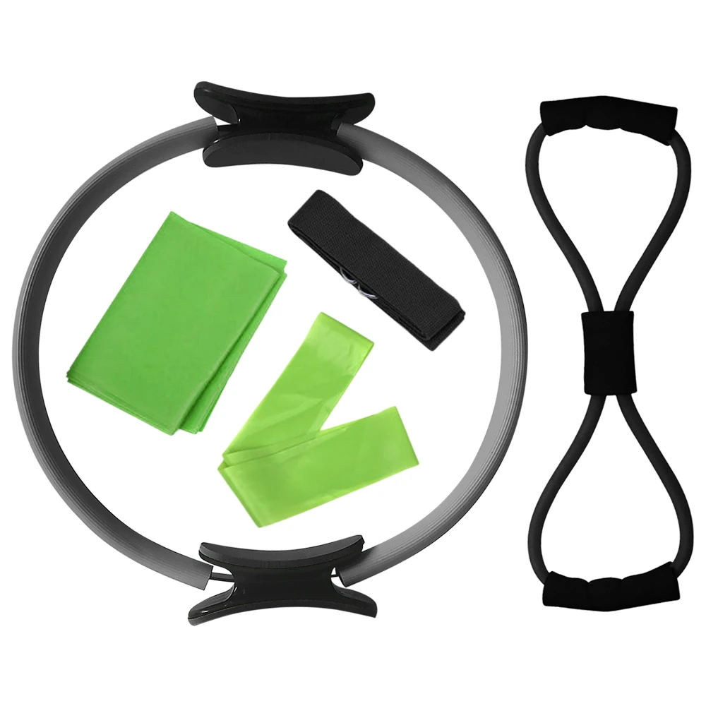 Lixada Пилатес кольцо Йога хлопковый ремешок сопротивление петля Band фигурка 8