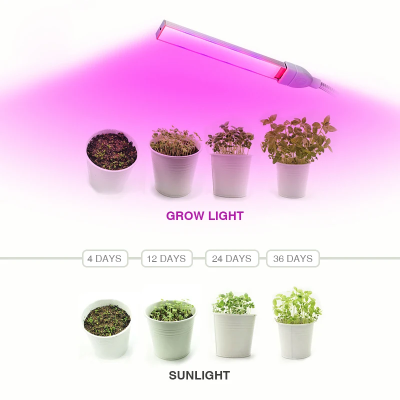 

Usb Led Plant Light Full Spectrum 3W 5W Dc 5V Flexible Grow Lights Phyto Lamp for Garden House Flower Hydroponic Ir Uv Gg