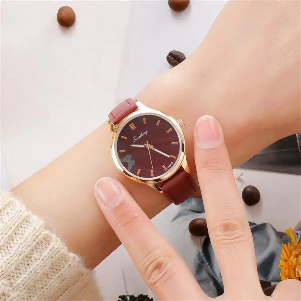 

Students Lovers Lady Watches New Ladies Watch Birthday Present Feminino Clock Memorial Day Gift Elegant Populor Clock Reloj &50