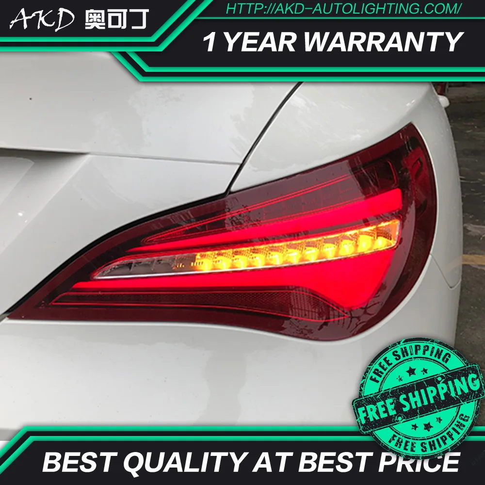 

AKD Car Styling for Benz W117 Tail Lights 2014-2019 CLA180 CLA200 CLA300LED Tail Lamp LED DRL Brake Reverse auto Accessories