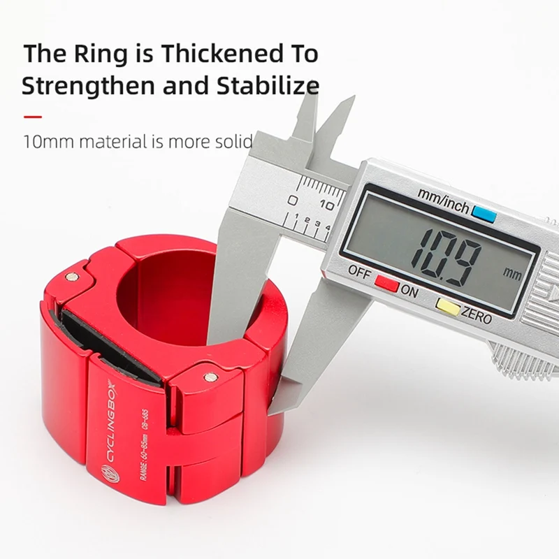 

Bicycle Mobile Phone Holder Invisible Ring Shape Holder Aluminum Alloy Bike Navigation Bracket Invisible Mobile Phone Holder