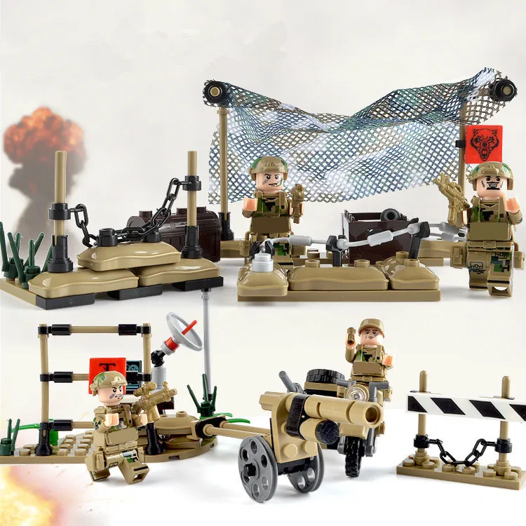 4 в 1 спецназ просветит военные войны армейское оружие солдат морские