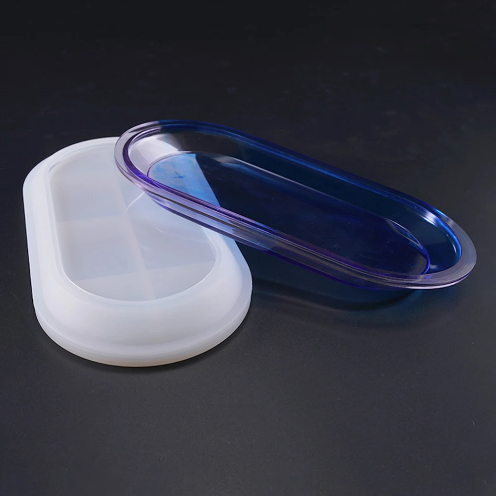 Креативные DIY формы для эпоксидной смолы овальная эллиптической плоский нижняя