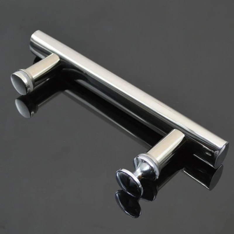 Серебристая установка из нержавеющей стали душевая стеклянная раздвижная дверь