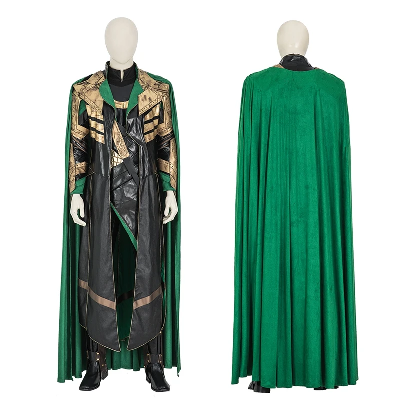 

Костюм для косплея Loki Сезон 1, лидирующая ролевая одежда Loki, карнавальный костюм на Хэллоуин, полный комплект с ботинками