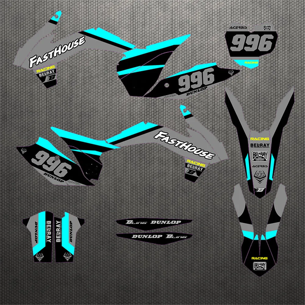 Для KTM SX SXF 2013 2014 2015 СТИКЕРЫ Графика комплекты наклеек для EXC EXCF XCW 2016 125-200 250 300 350 400 450