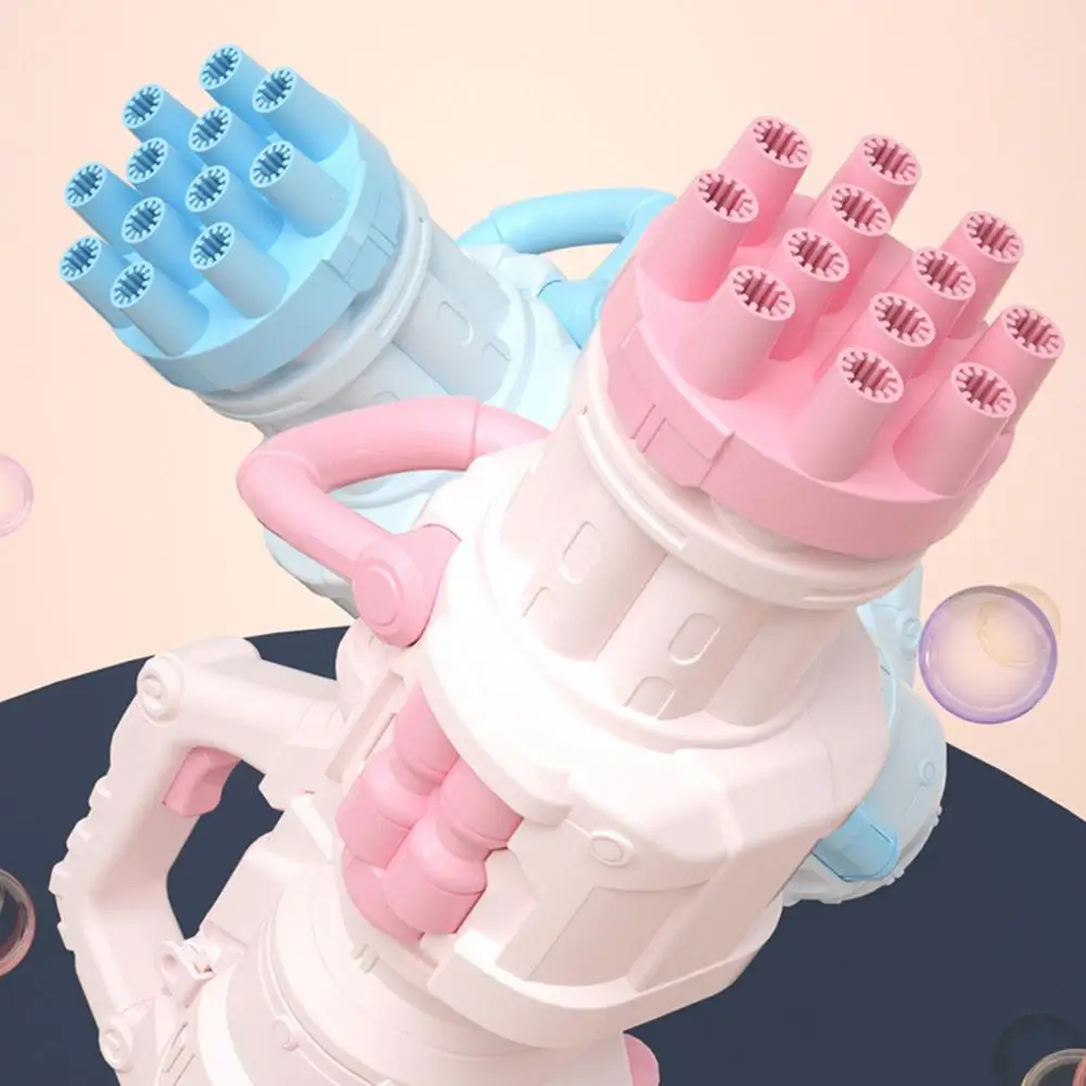 

New Summer Electric Bubble Machine 12-hole Automatic Bubble Maker Kids Toy Multifunctional Automatic Bubble Blower Children Gift