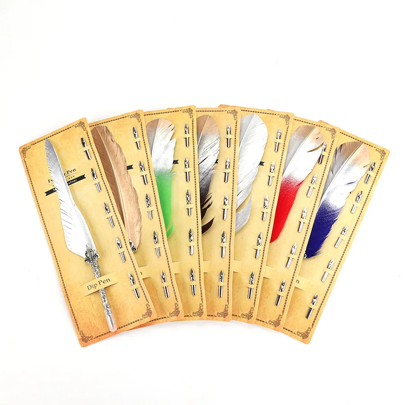 Перьевая ручка AP210 в стиле ретро стильная перьевая семь цветов погруженная