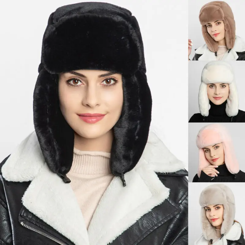 Новинка 2019 г. брендовая теплая русская Лыжная шапка унисекс в стиле Охотник