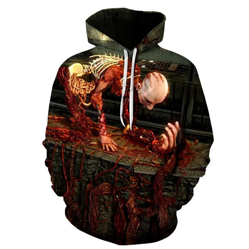 Зимний новый стиль 3D принт череп Повседневная универсальная модная хип хоп