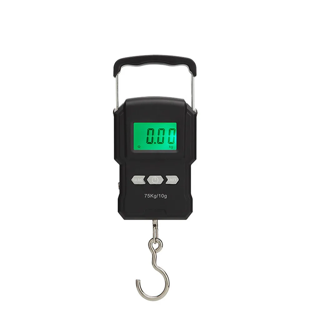 1 шт. 75 кг/10 г Электронные весы ЖК цифровой дисплей шкала подвесного крючка с