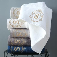 five star hotel thickened cotton towel high grade adult face towel embroidery