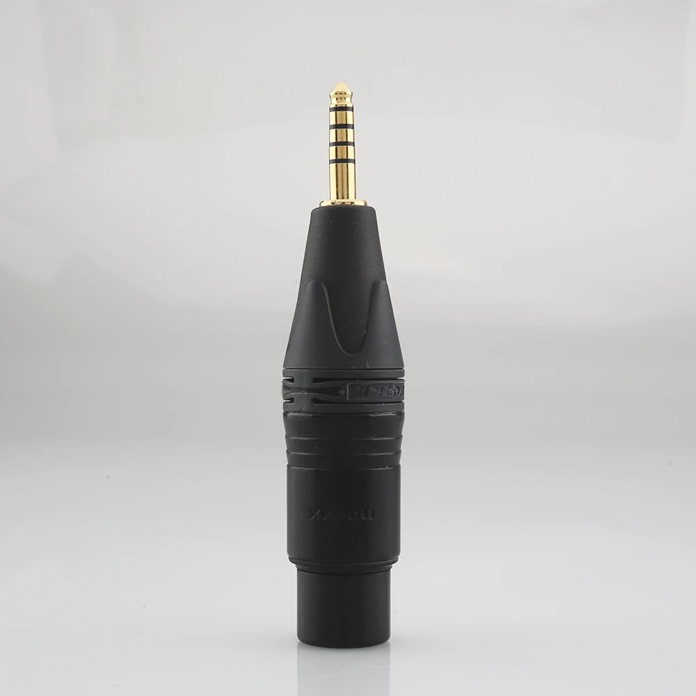 Высокое качество NEUTRIK 4 Pin XLR до мм сбалансированный штекер позолоченный адаптер