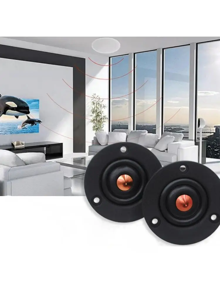 2шт 6 Ом 30 Вт шелковая Тройная пленка твитер динамик блок автомобильный