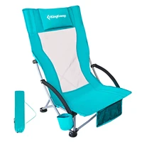 cy outdoor fishing chair deck chair portable high backrest lunch break chair low leg beach folding chair