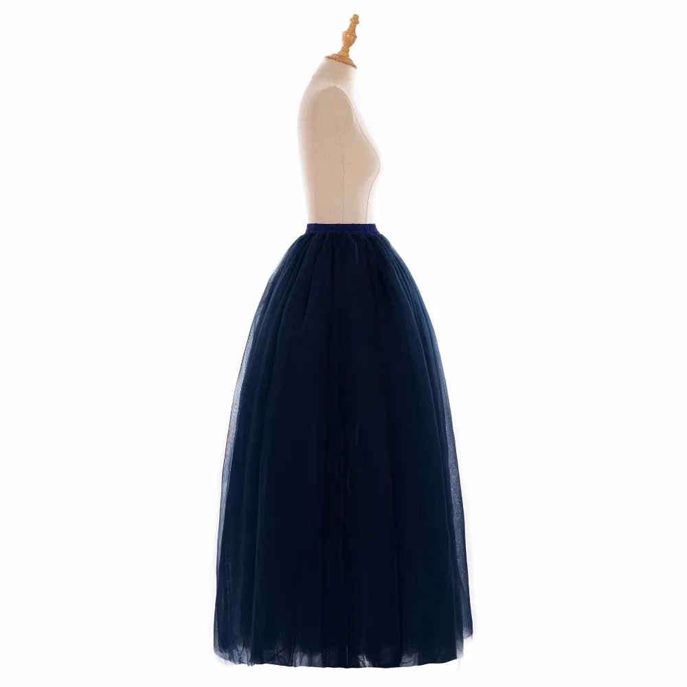 Женская юбка пачка длинная 6 слойная подъюбник для выпускного вечера 2018