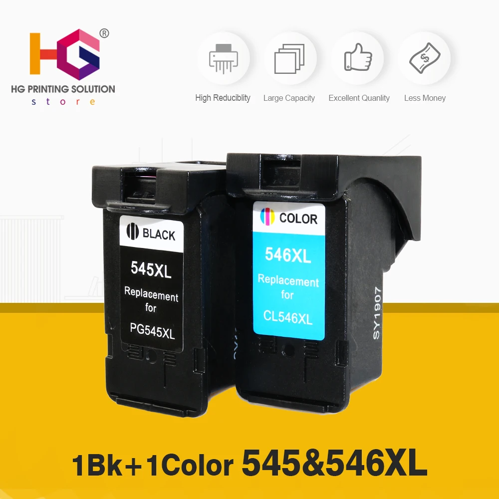 1BK 1CL PG545 CL546 2 Черный Совместимость PG545 CL546 чернильный картридж для Canon PG 545 CL 546 Pixma IP2850 MX495 MG2450 MG2550 MG2950 NS28 принтер - Цвет: 1BK 1CL PG545 CL546