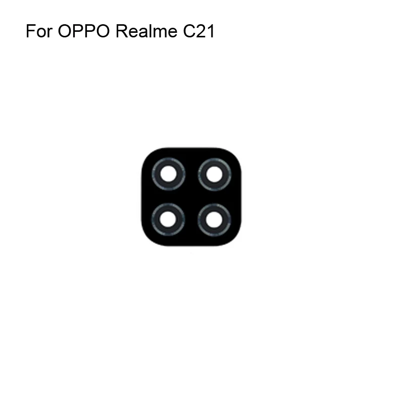 

Стеклянный объектив задней камеры для OPPO Realme C21, мобильный телефон, 1 шт.