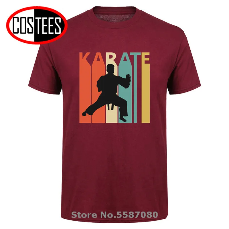 Винтажная футболка для каратэ Мужская с коброй Детская Ретро стиль Мияги джодо