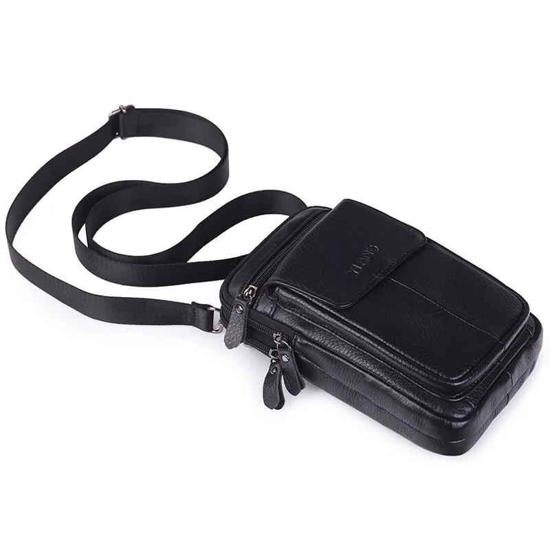 Новая сумка на одно плечо из натуральной кожи для мужчин маленькая