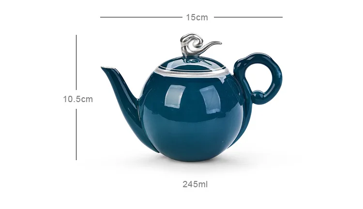 Керамика ручной работы японский агатовый глазурь позолоченный заварочный