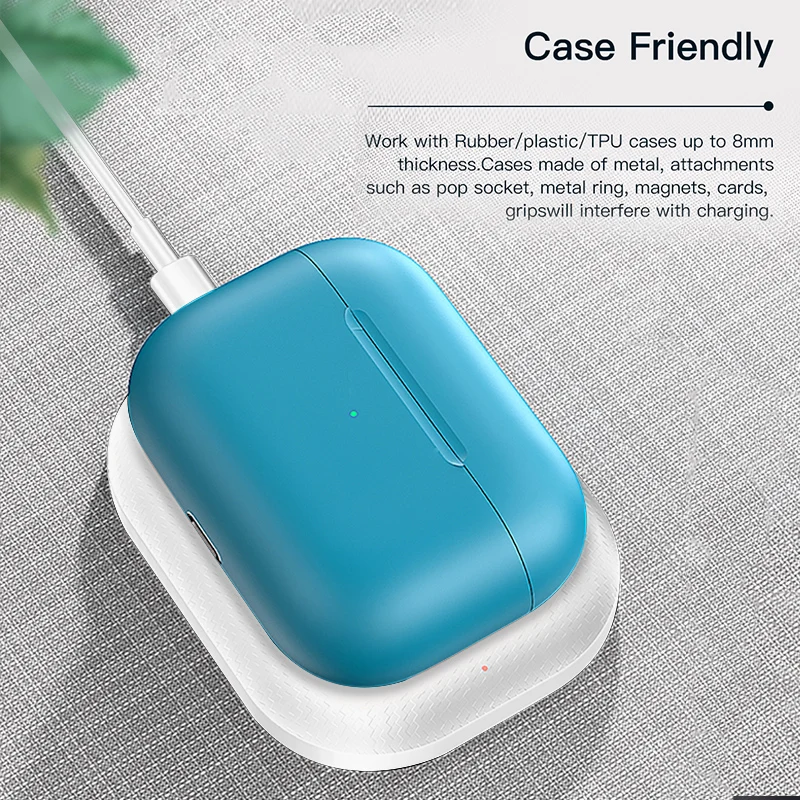 2 in 1 Qi Wireless Charger For Airpods Air Pods Pro 3 Fast Charging Dock for iphone 11 Max X XR XS 8 Plus Stand | Мобильные телефоны