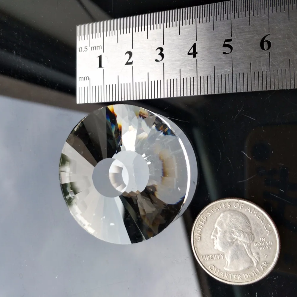 Новинка подвеска в виде НЛО центре из твердого прозрачного стекла искусственная