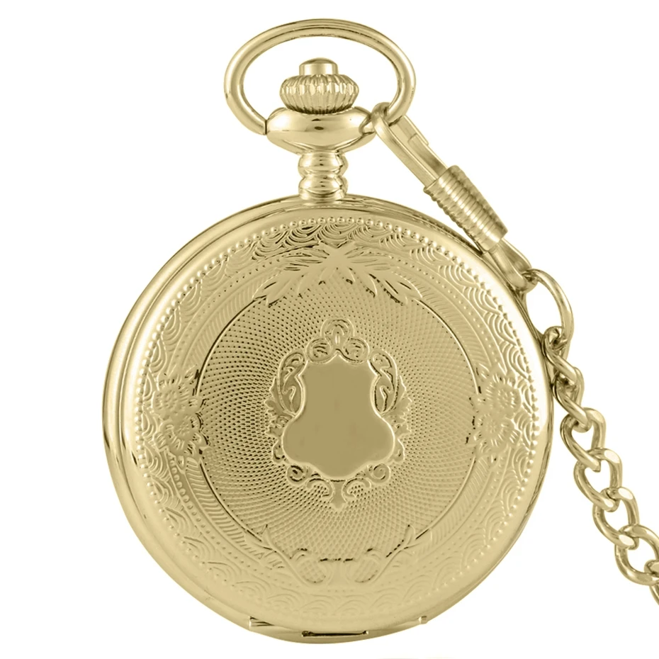 Оригинальные кварцевые карманные часы с бронзовым/серебристым/золотистым