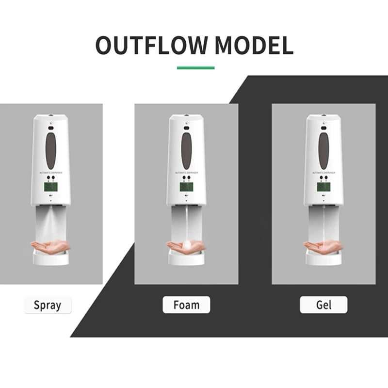 

Alcohol Disinfection Machine Touchless Thermometer Automatic Sensor Foam Soap Dispenser Hand Sanitizer Liquid Gel Alcohol Spray