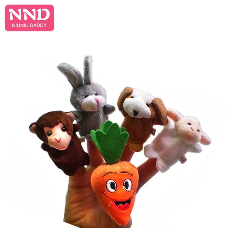 Niuniu Daddy 5 шт./компл. пальчиковые куклы Набор Мини плюшевая детская игрушка для