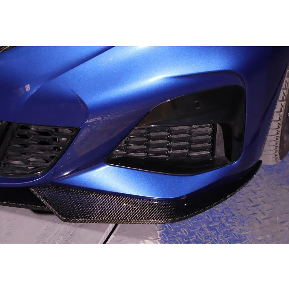 Buy 42 508 00 15 Off フロントbmw 3 シリーズg G28 Mスポーツ 17 カーボンファイバーフロントバンパーリップスポイラースプリッター
