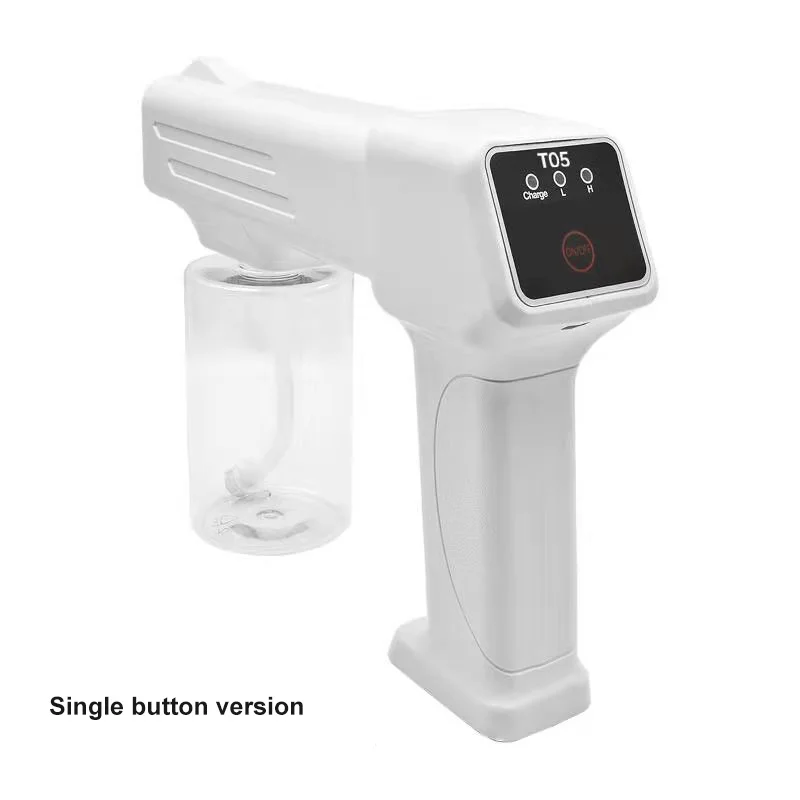 

300 Ml Wireless Nano Stoom Spray gun Electric sanitizer Spray Disinfects Blue Light Sterilise Nano Spray gun For Home Office