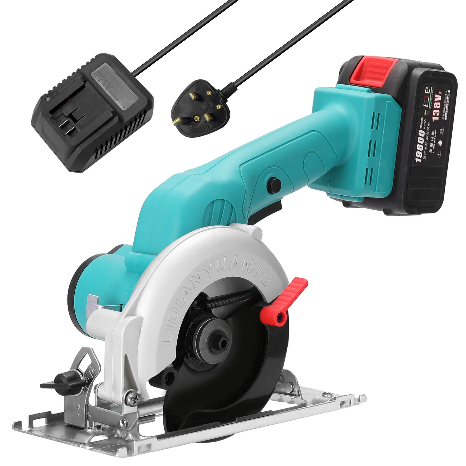

5inch 138VF Electric Circular Saw High Power Lithium Battery Woodworking Tool Wood Board Marble Cutting Machine