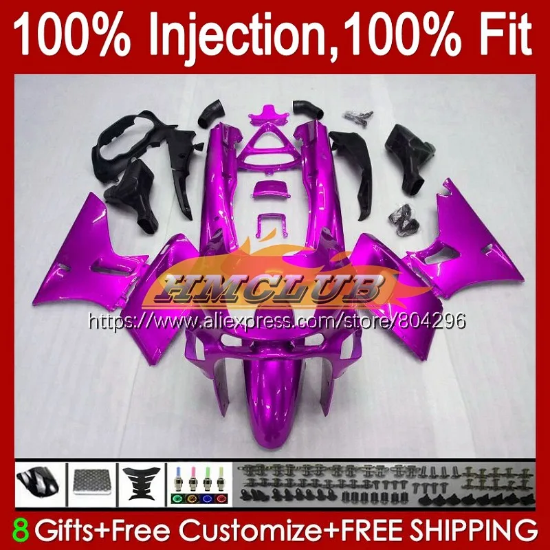 

Инъекция для KAWASAKI ZZR400 1993 1995 1996 1997 глянцевый розовый 1998 1999 55No.130 ZZR-400 ZZR 400 00 01 02 03 04 05 06 07 обтекатель