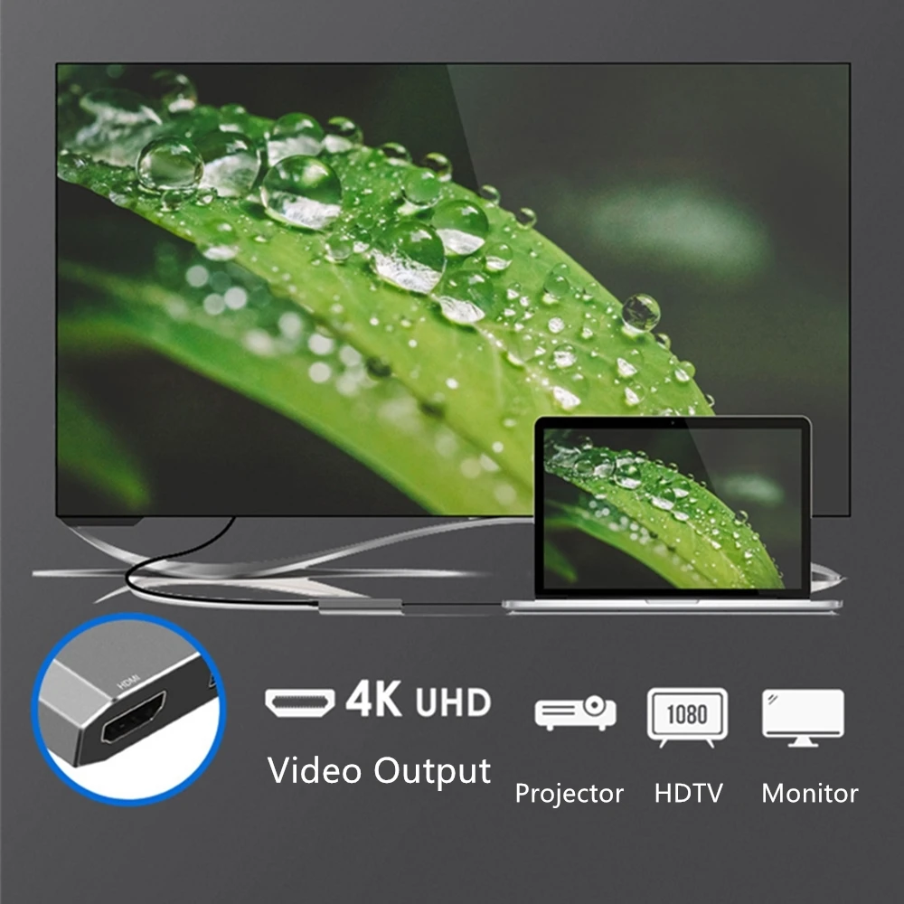 Tebe Тип usb C концентратор Многофункциональный 5 в 1 USB конвертер 3 0 высокое Скорость