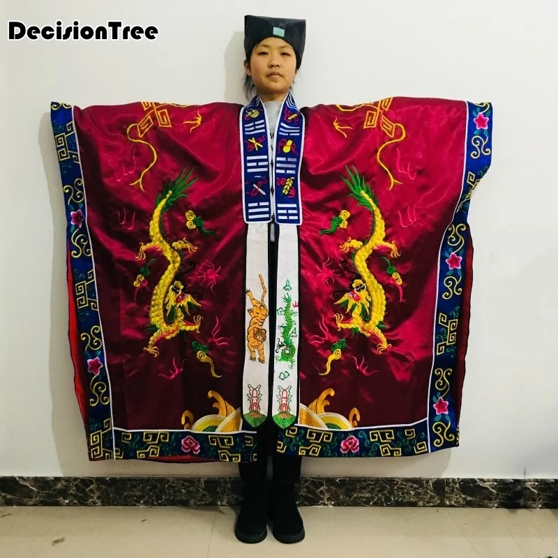 2021 китайский taoist халат taoism Одежда Дракон вышивка священник Тай униформы костюмы