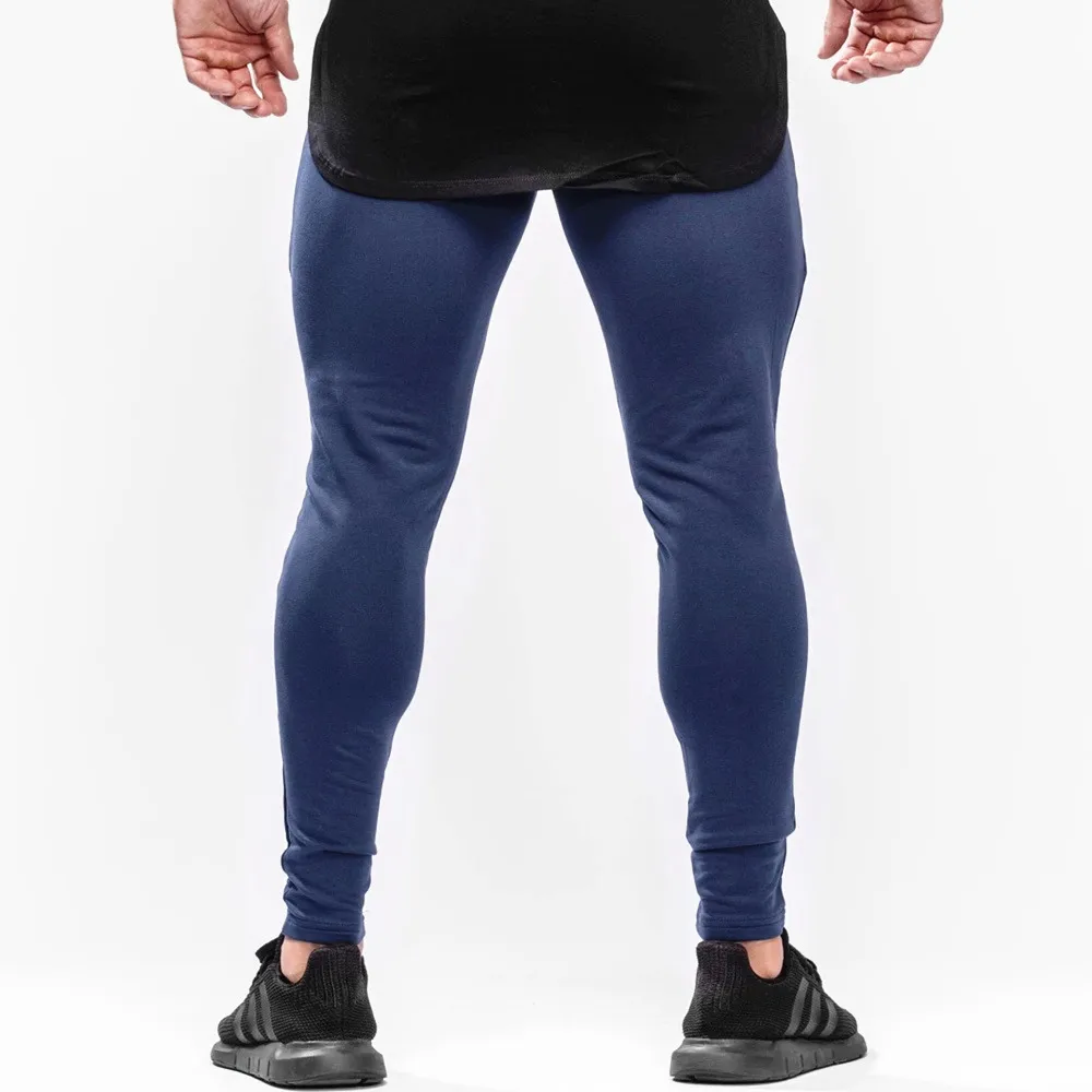 Брюки-Джоггеры мужские облегающие хлопковые спортивные штаны для бега спортзала