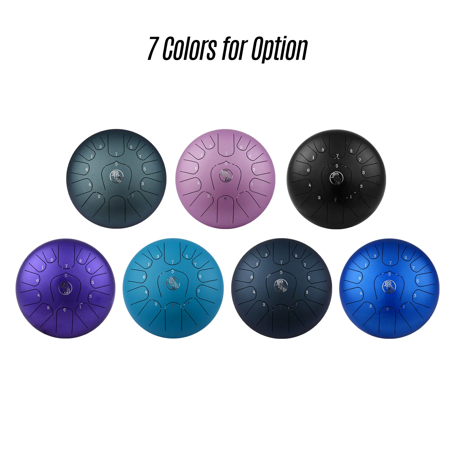 11 дюймовый стальной барабан для языка 13-Notes C-Key перкуссионный с маллетами сумка