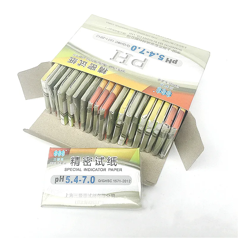 Special Indicator Paper Precision PH Test Strip 5.4-7.0 Cosmetic Saliva Urine Amniotic Fuid Acid &amp Alka 1600 Strips | Канцтовары для