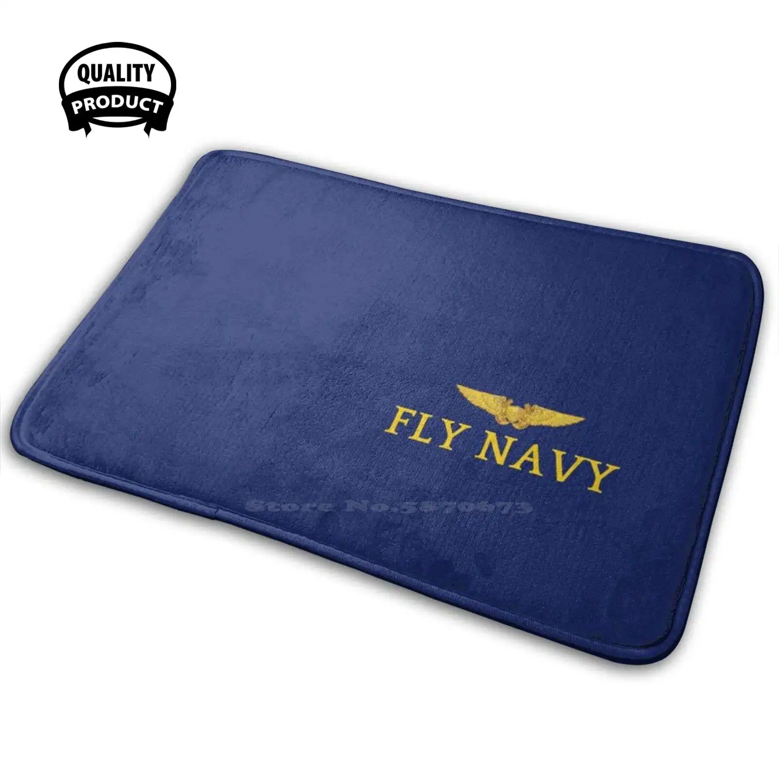 Fly Navy Nfo мягкие интересные товары для комнаты ковер военный Полетный офицер синий