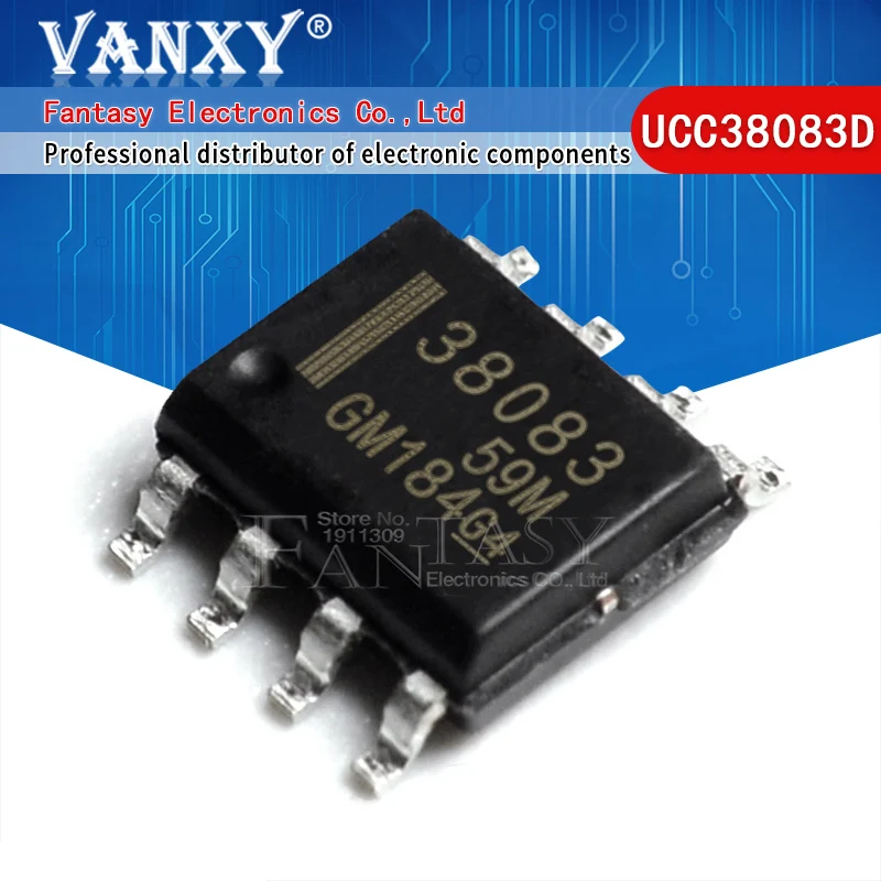 2 шт. UCC38083D SOP8 UCC38083 SOP UCC38083DRG4 лапками углублением 8|Интегральные схемы| |