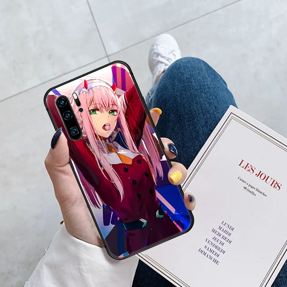

Anime Zero Two Darling 02 Girl Phone Case Cover For Samsung Galaxy A7 8 10 20 20e 21 30 30S 31 41 50 50S 51 70 71 91 black Cover