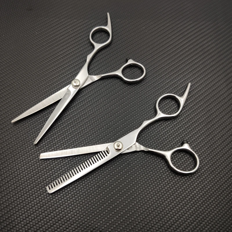 Silver Set Swayboo 6 дюймов стрижка титановые Парикмахерские ножницы для волос 4R13 лезвие из нержавеющей стали ежедневная машинка для стрижки волос ножницы для стрижки - Цвет: Silver Set