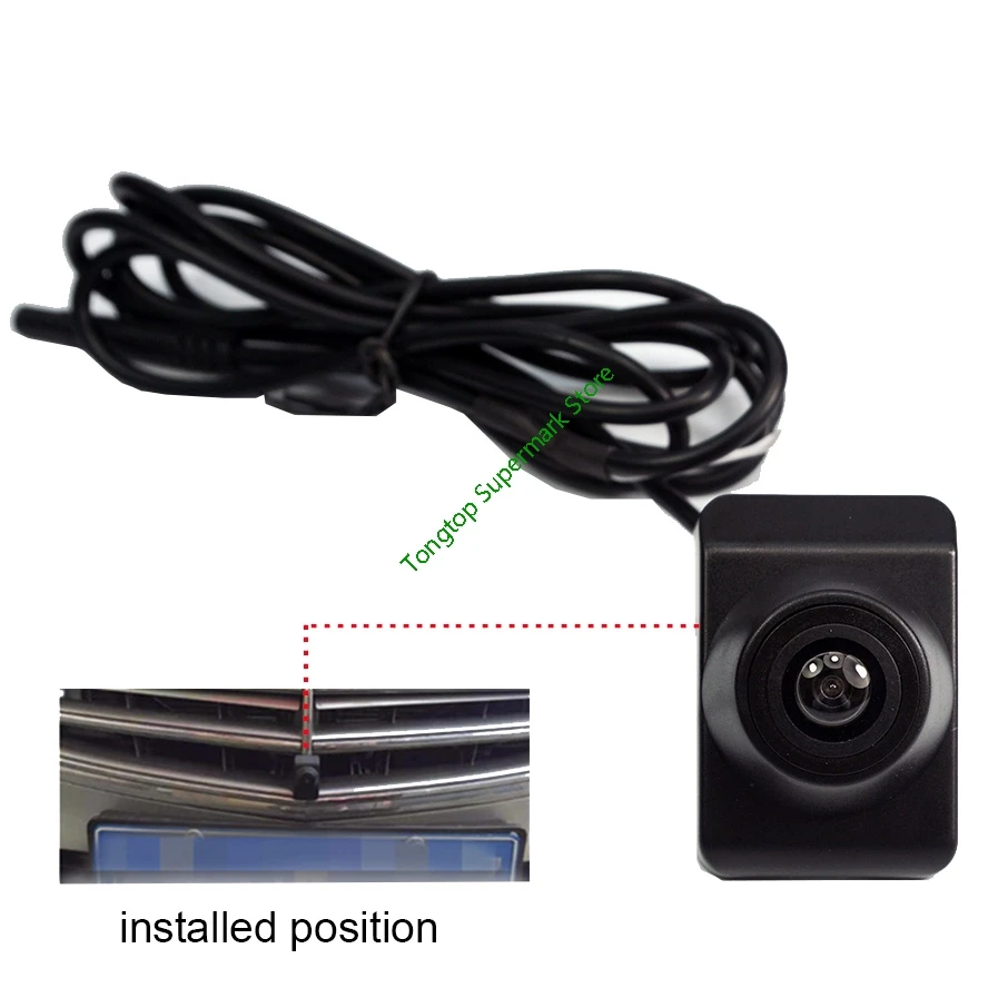 Широкоугольная CCD HD Автомобильная камера с логотипом для Benz Mercedes 2016 ночное